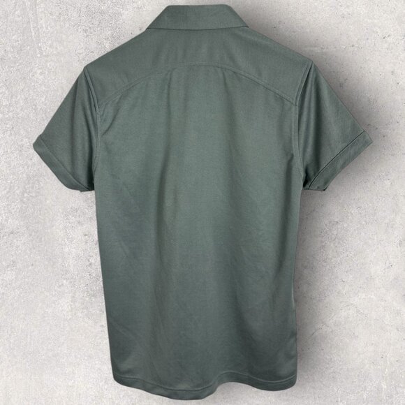 Ministry of Supply Short Sleeve Polo Shirt Mens Size Small Grey‎ Golf Pickleball - Picture 4 of 9